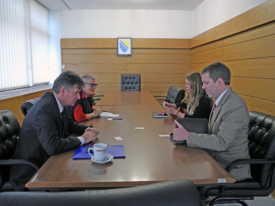 Predsjedatelj Povjerenstva za vanjske poslove Mirza Kušljugić susreo se sa političkim savjetnikom izaslanstva SAD pri OESS Misiji